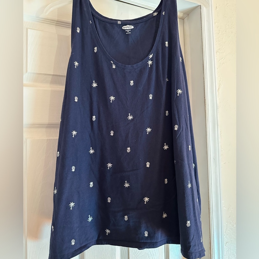 Navy Tank Top - XXL